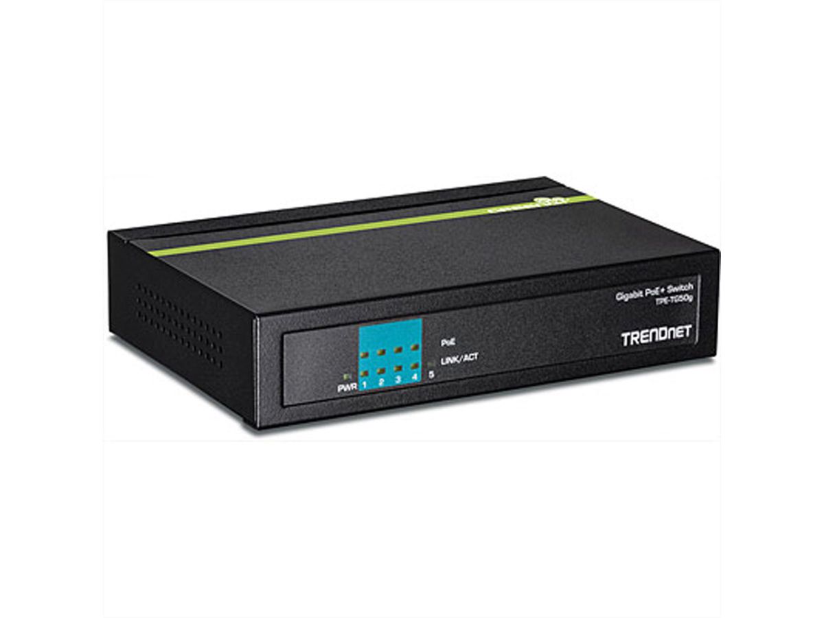 TRENDnet TPE-TG50g Switch PoE+ Gigabit à 5 ports