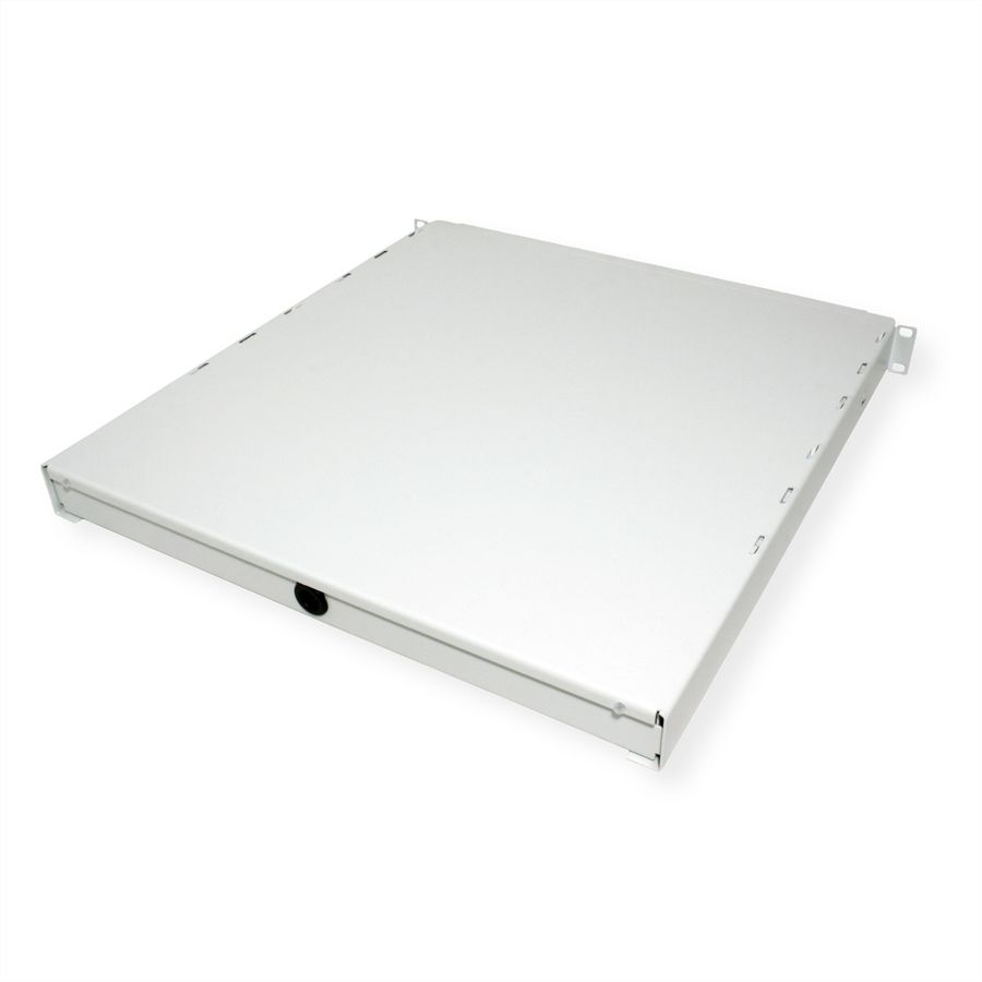 Tiroir clavier 19" 1UH sans clavier, gris clair