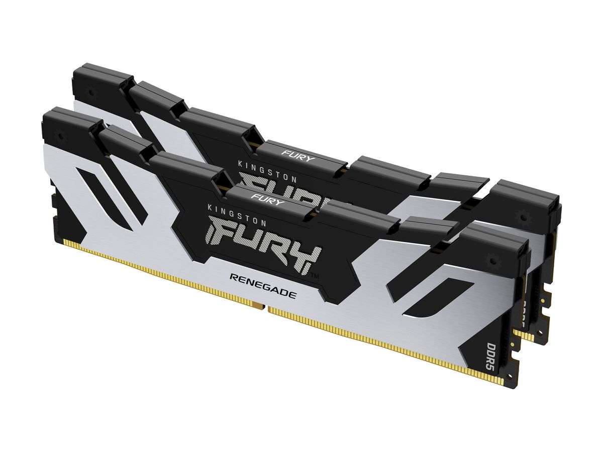 Kingston Technology FURY DIMM DDR5 CL32 32 Go 6 400 MT/s (kit de 2) Renegade Argent