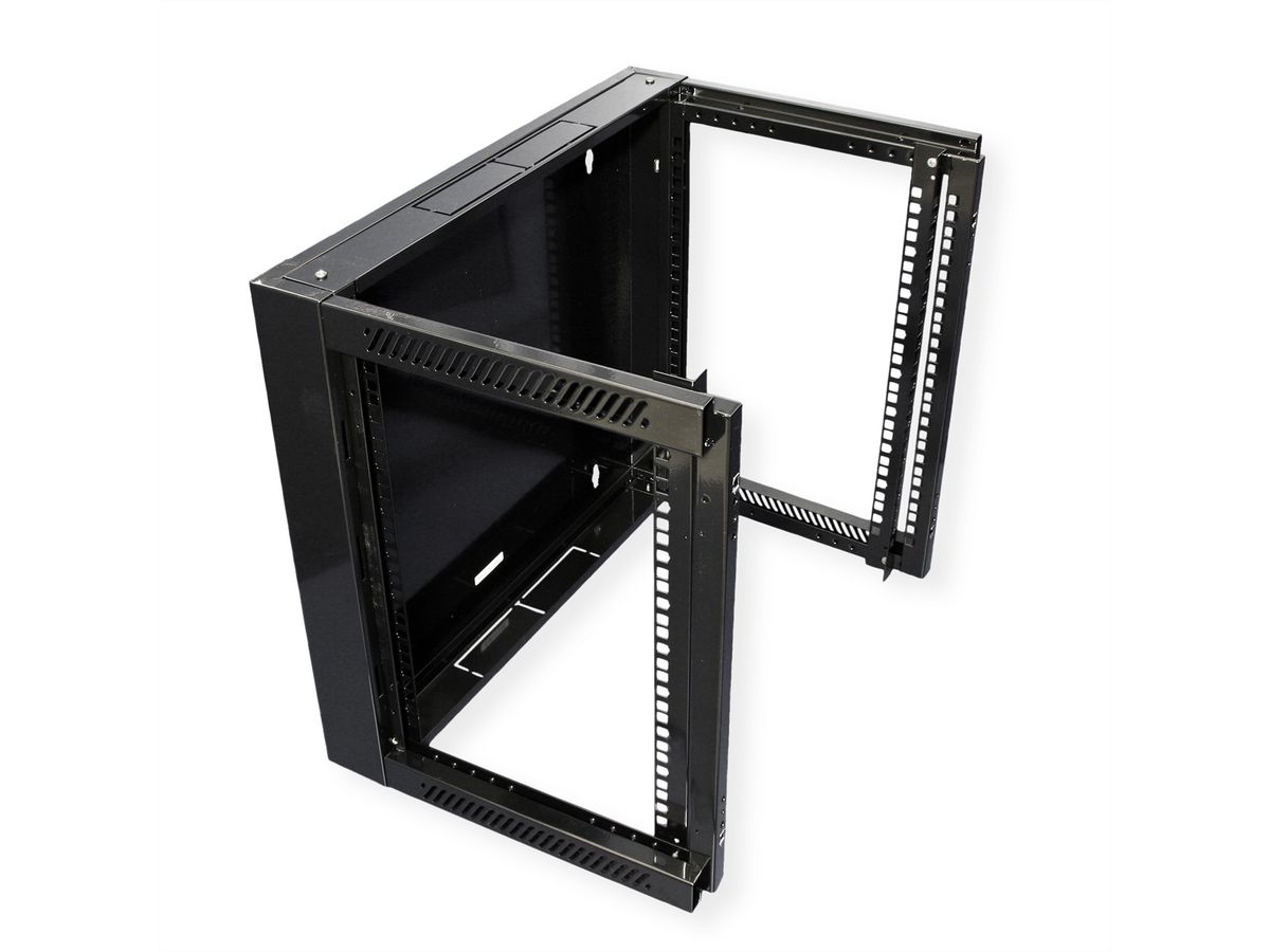 VALUE Armoire murale 9 UH (HxLxP) 505x570x450 mm, noir