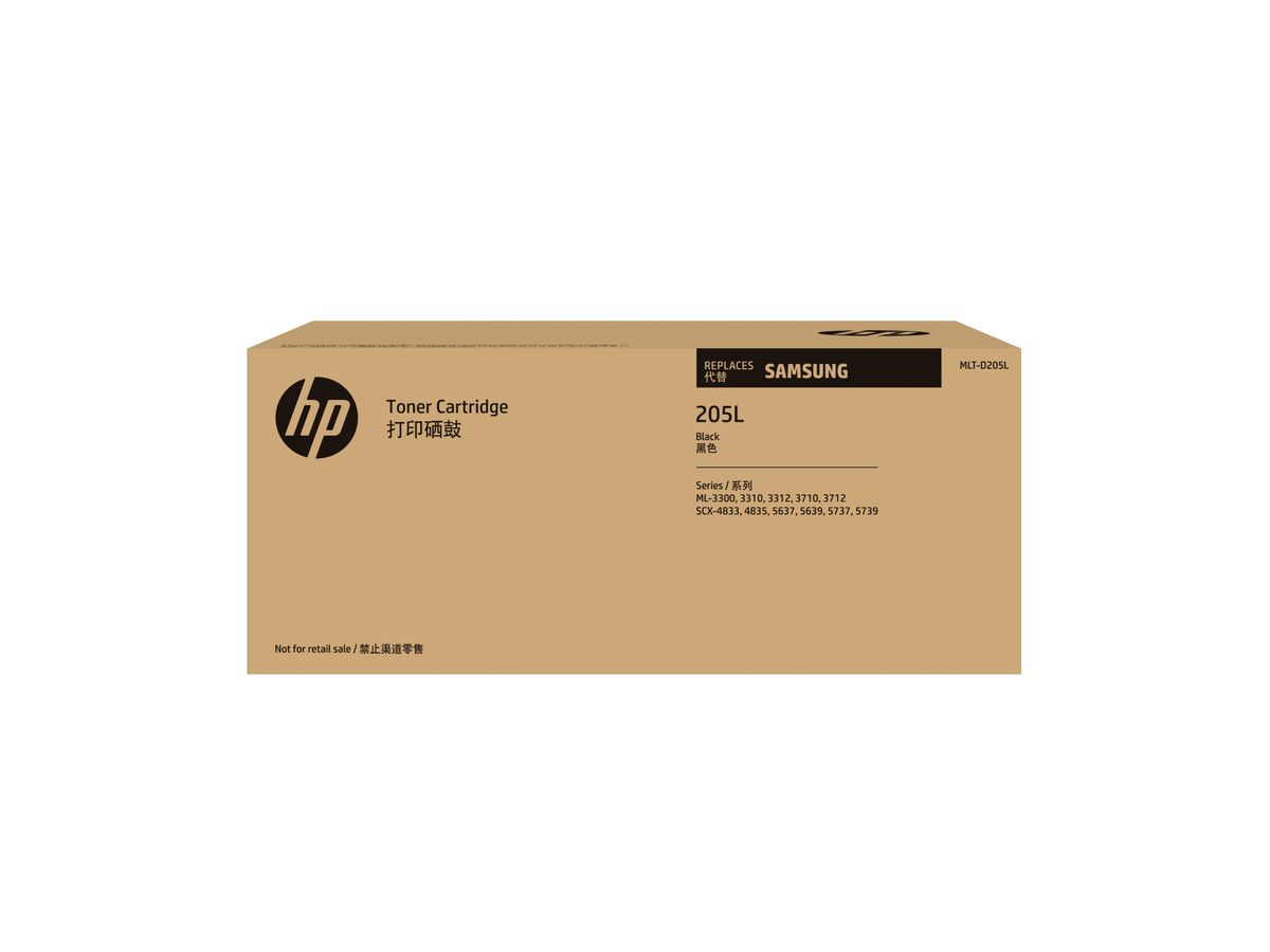 Samsung Toner noir grande capacité HP authentique MLT-D205L