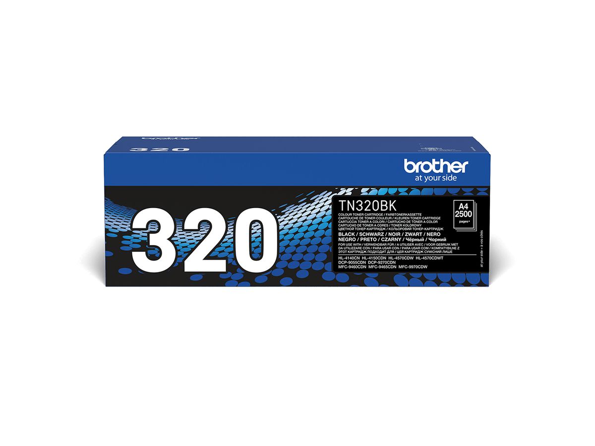 Brother TN-320BK - Cartouche de toner originale – Noir