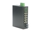 ROLINE Switch industriel 7x RJ-45, 1x ST, non administrable