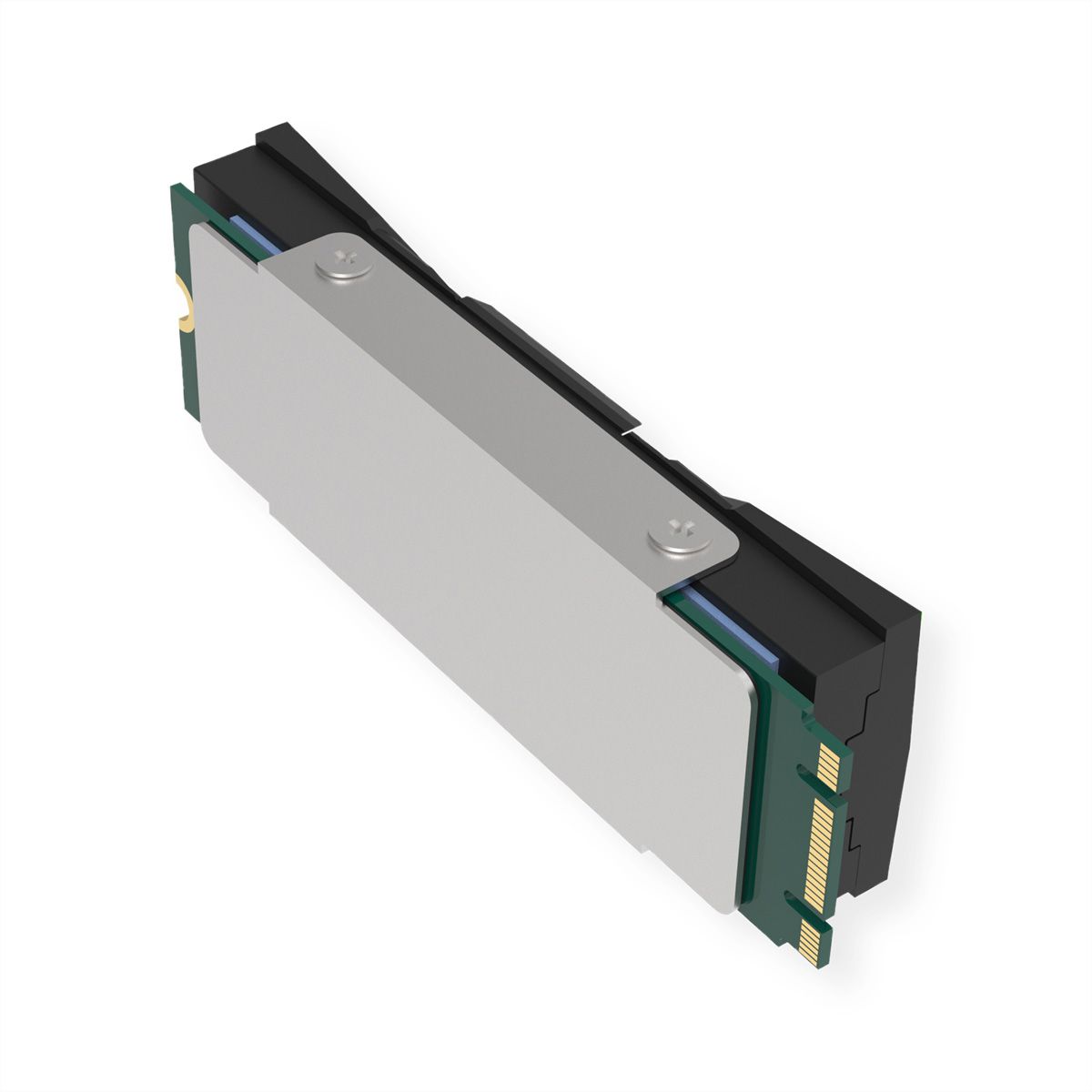 Xilence M2SSD.B.ARGB Radiateur M.2 2280 SSD PCIe NVMe/SATA, 3PIN ARGB 5V, passif