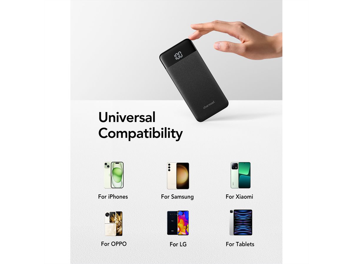CHARMAST Powerbank W1056 10000mah noir