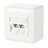 METZ CONNECT C6Amodul 2 ports 180°M AP blanc pur