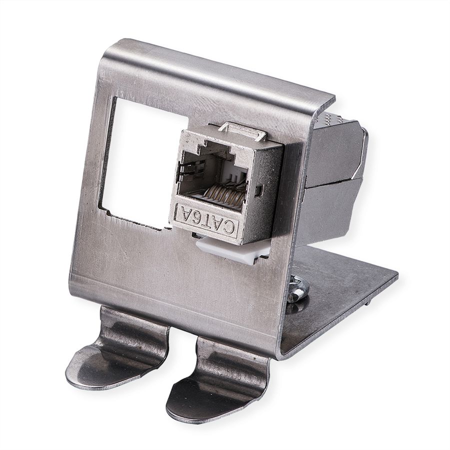 ROLINE Adaptateur pour rail DIN, vide, pour 2 Keystones