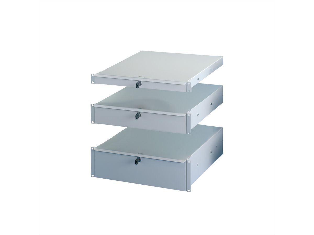 SCHROFF Tiroir 19", 1U, gris