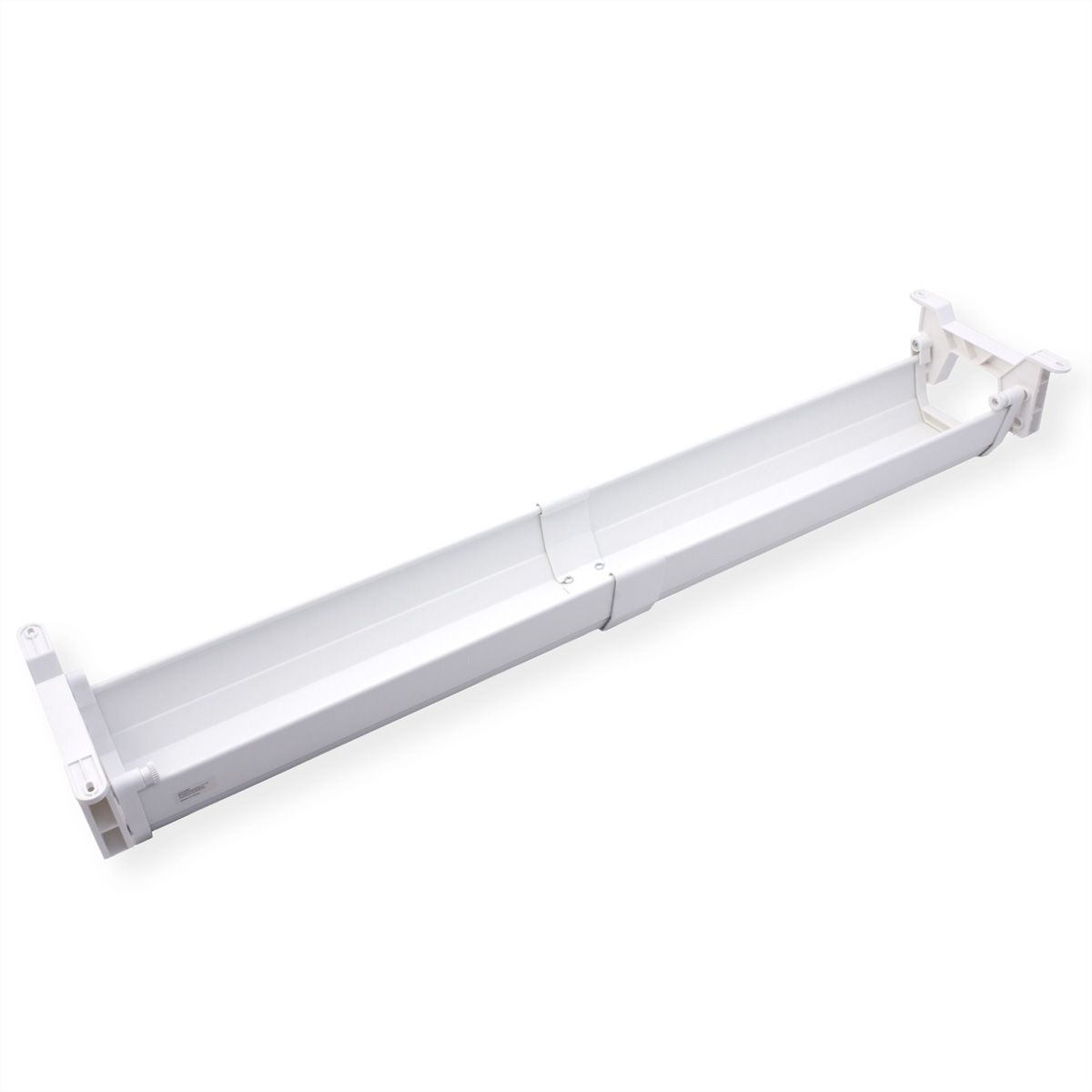 ROLINE Easy2Open Canal de câbles, montage sous le bureau, blanc, 85,8 cm