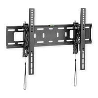 VALUE Support mural TV, distance murale de 47 mm, inclinable, <203,2cm/80", <75kg