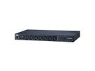 ATEN  PE6208G Multiprise IP, 8 ports, 1U, 7xC13 + 1xC19, 16A, avec compteur