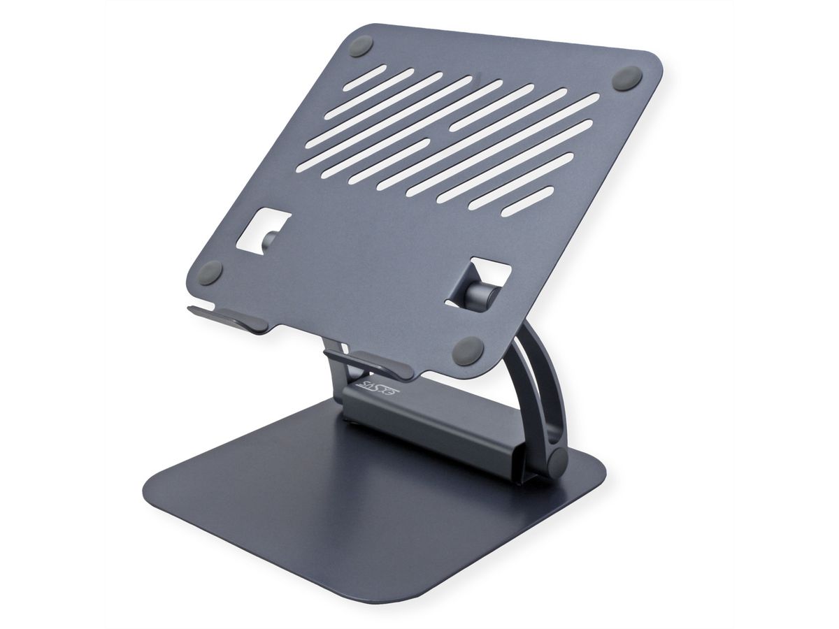 EXSYS EX-1224HM Support pour ordinateur portable, avec station d'accueil USB-C 7 en 1 amovible