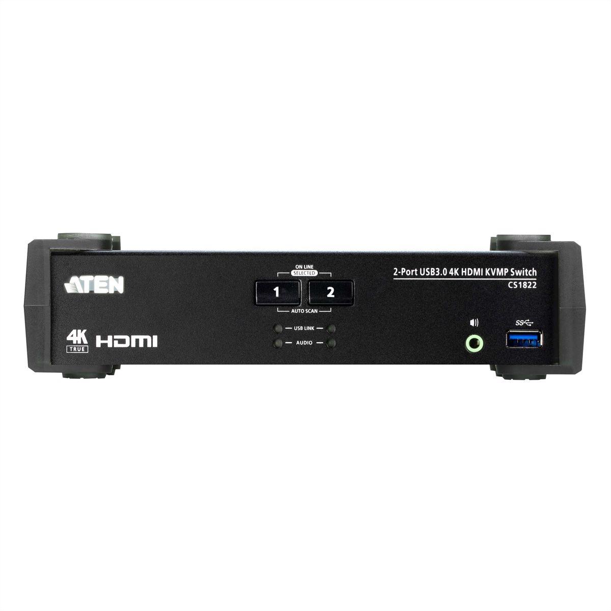 ATEN CS1822 Commutateur KVMP™ HDMI 4K 2 ports USB 3.0