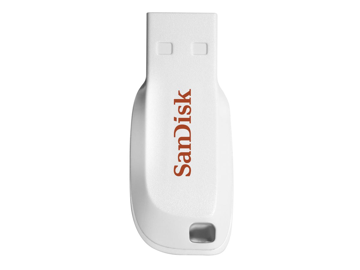 SanDisk Cruzer Blade lecteur USB flash 16 Go USB Type-A 2.0 Blanc