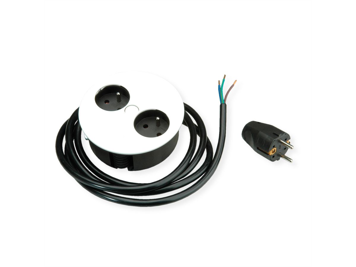 BACHMANN TWIST 2xUTE 2,0m AEH blanc 30GE satiné