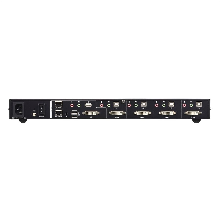 ATEN CM1164A Commutateur KVMP multivue DVI USB à 4 ports