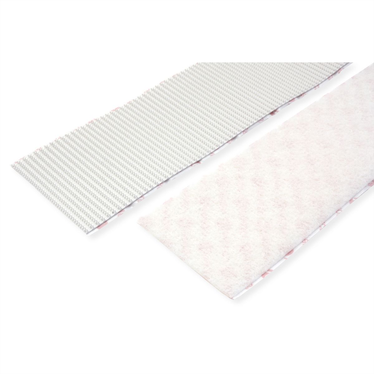 VELCRO® Bande 50mmx1m blanc, crochets&velours autocollants extra fort