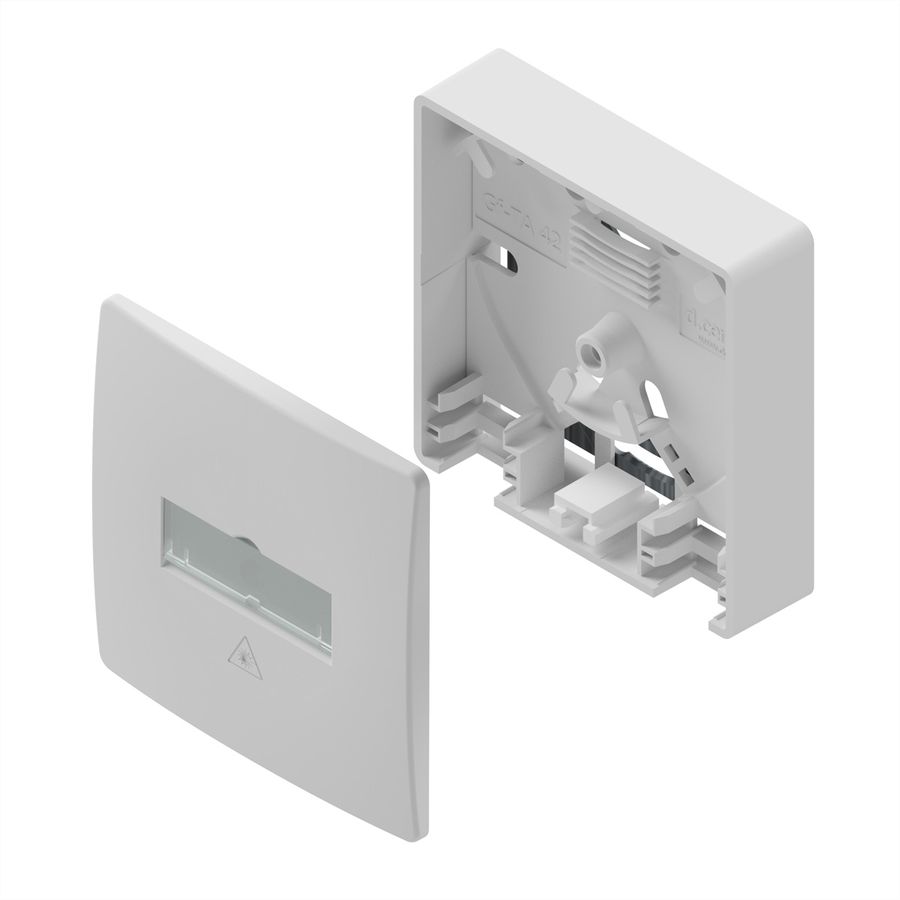 d.center® Gf-TA 42 pour jusqu'à 2 connecteurs LC-D / SC-S , vide
