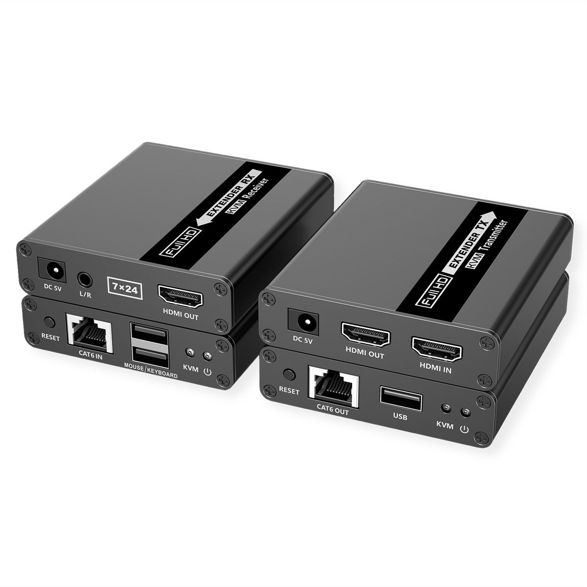 VALUE Prolongateur KVM via Cat.6/6A, HDMI, max. 70m