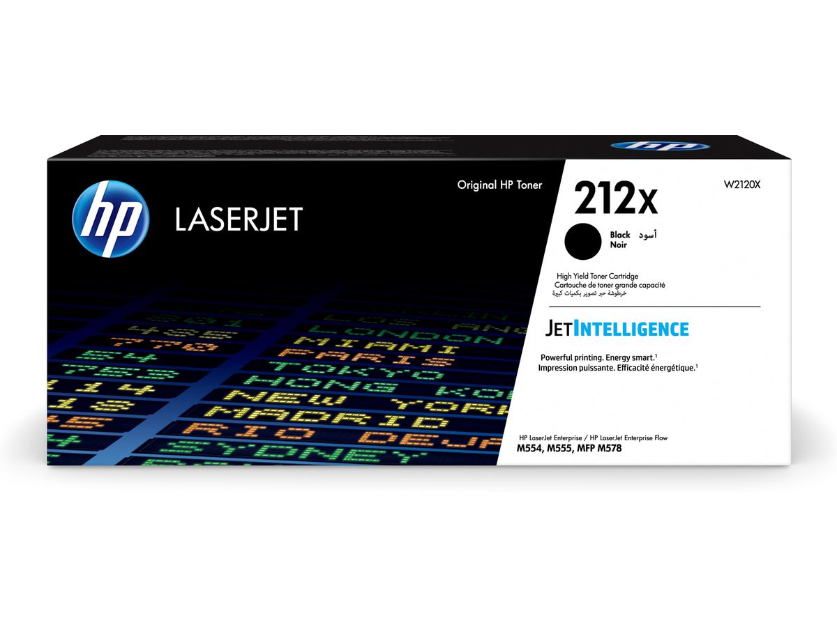 HP Toner LaserJet noir grande capacité authentique 212X