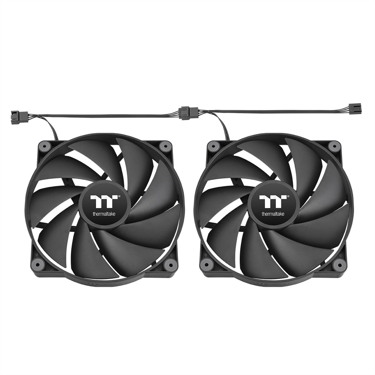 Thermaltake CT200 PWM 200mm Ventilateur de boîtier, noir