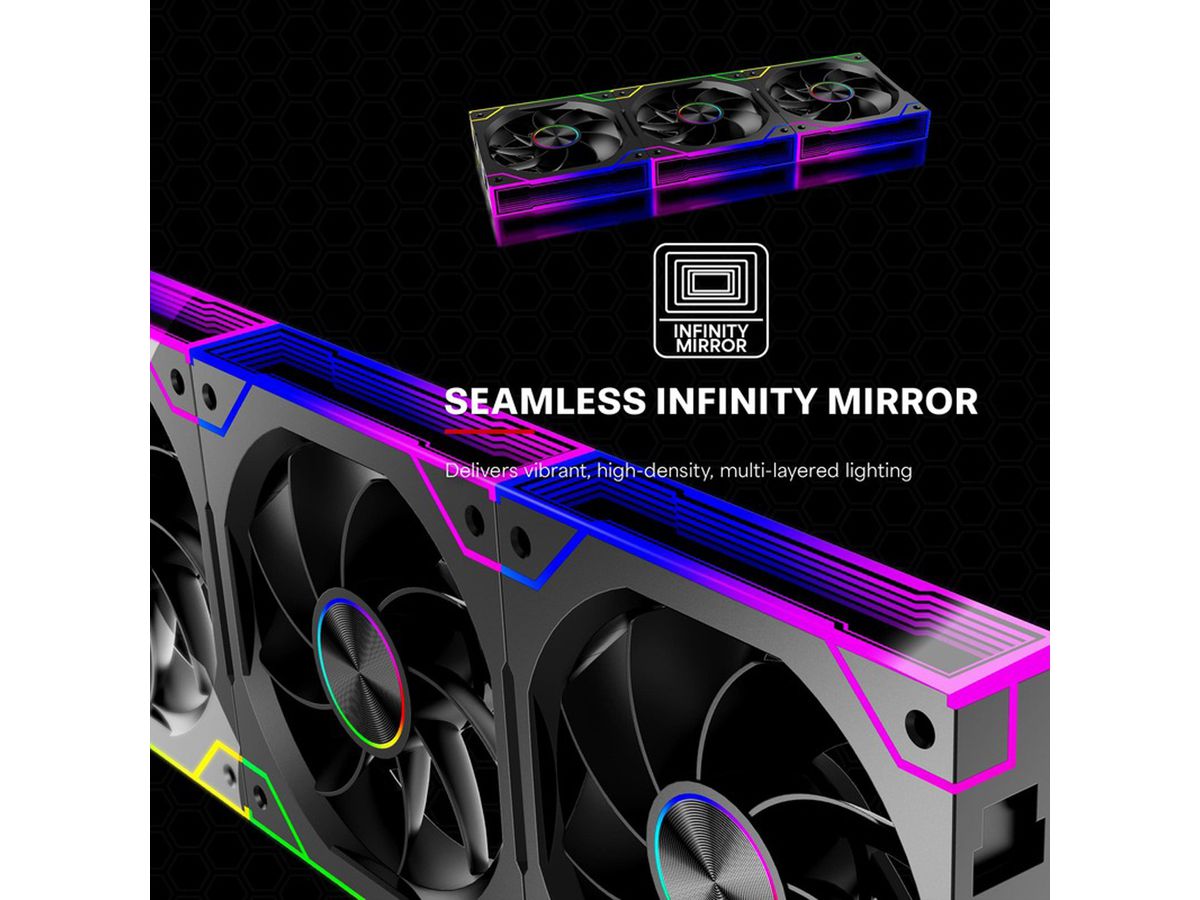 Xilence XPF120.ARGB 120mm PWM Ventilateur de boîtier, ARGB LED