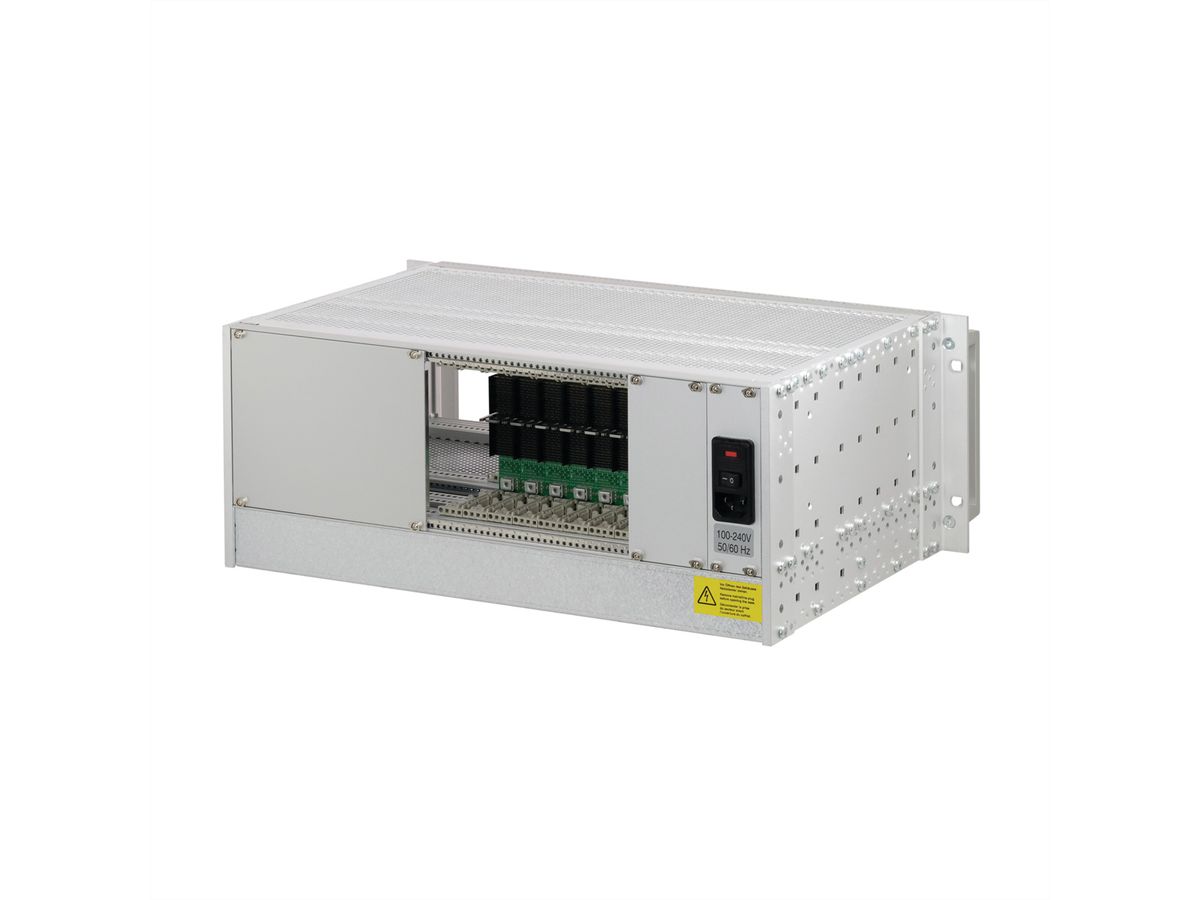SCHROFF CPCI Serial System avec PSU enfichable, 4 U, 9 slots, avec rear I/O
