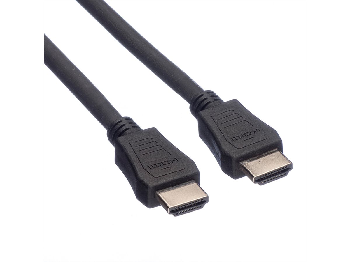 VALUE Câble HDMI High Speed avec Ethernet, LSOH, noir, 1 m