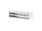METZ CONNECT Modul boîtier en saillie 2x12 ports blanc pur, non équipé