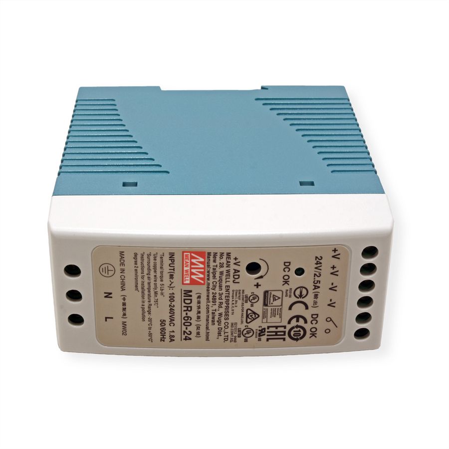 TRENDnet TI-M6024 Alimentation rail DIN électrique à sortie simple 60W