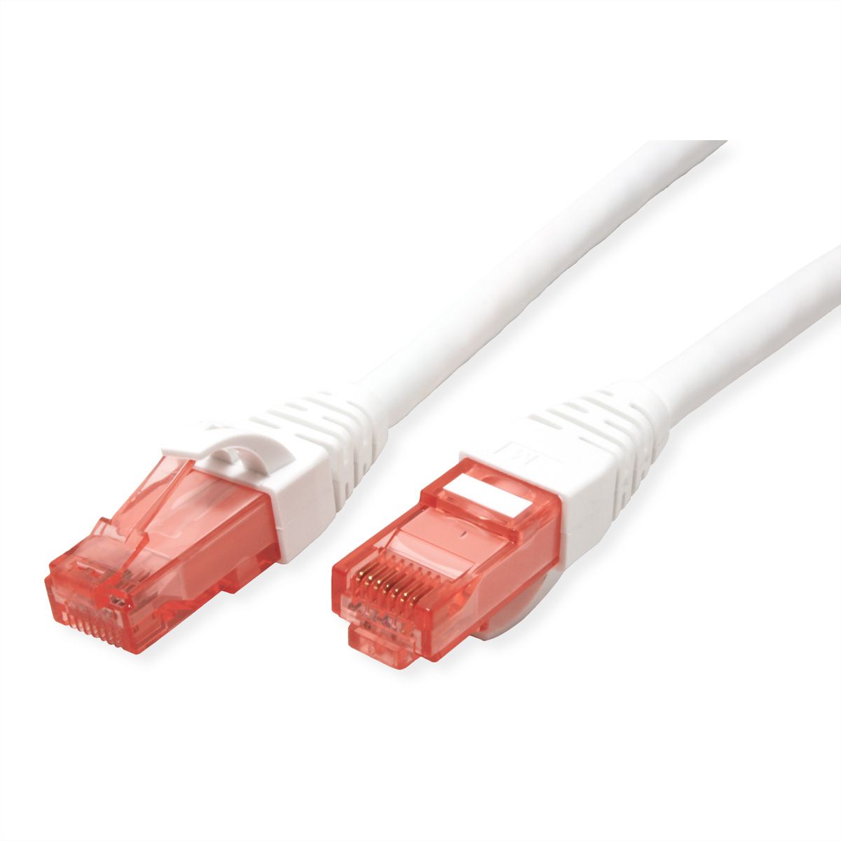 Cordon ROLINE UTP Cat.6, LSOH, Component Level, blanc, 1 m