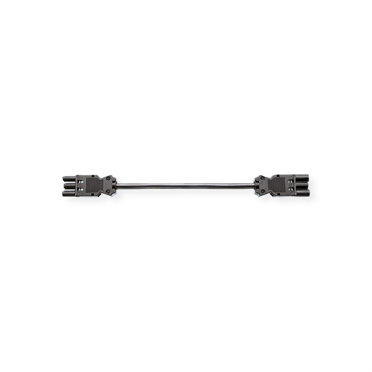 BACHMANN Câble prolongateur GST18-3 Mâle / coupleur, noir, 1 m