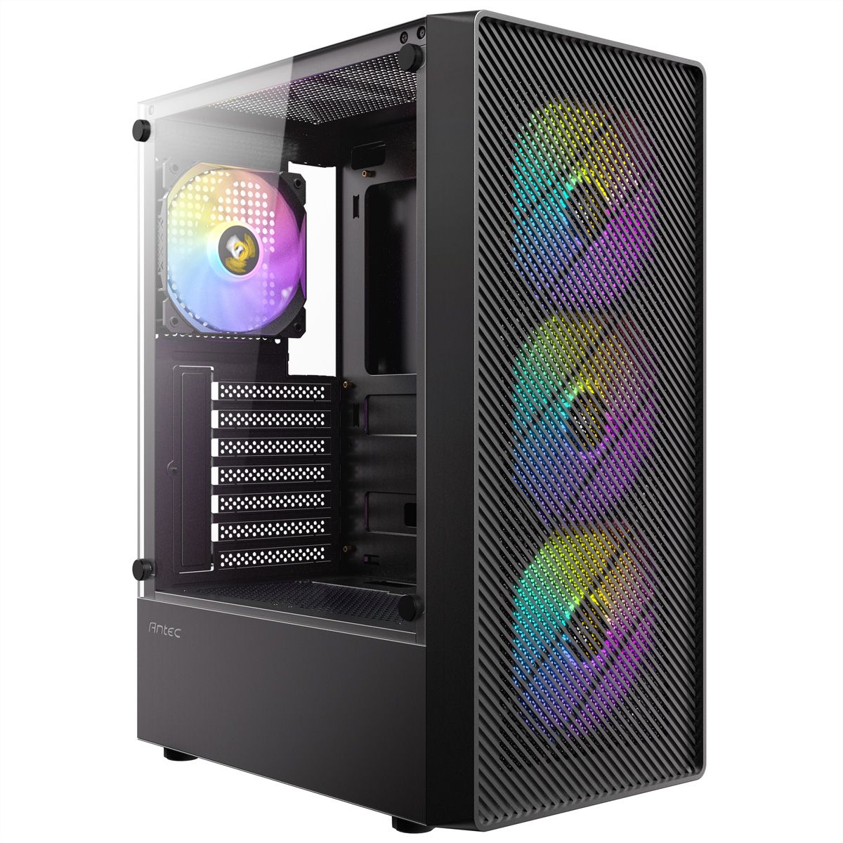 ANTEC AX26 RGB Elite Boîtier PC Midi Tower Gaming ATX, noir