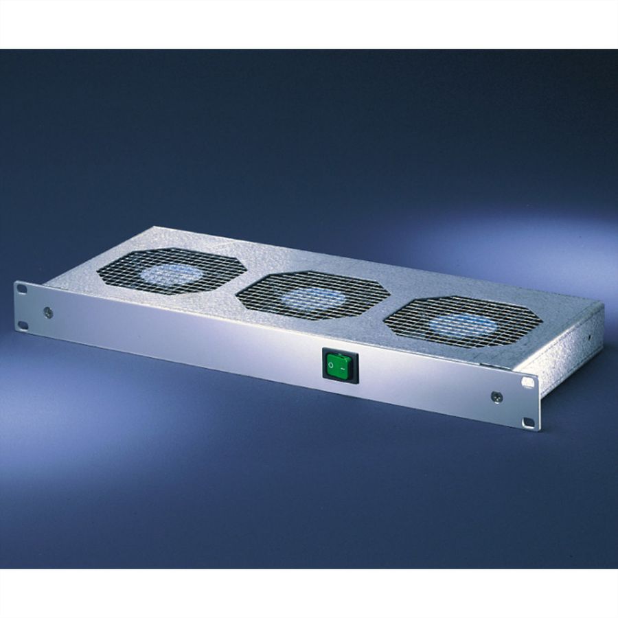Unité de ventilation 19" SCHROFF, 1 U, avec interrupteur frontal, 6 ventilateurs, 115 VAC