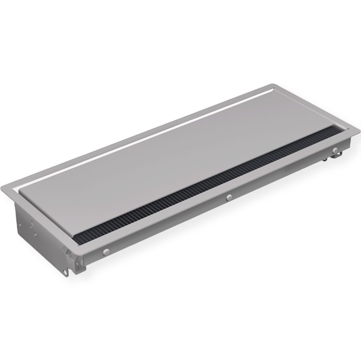 BACHMANN CONI Cadre argent long, gris