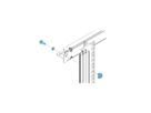 Kit d'assemblage SCHROFF 19", 4 x Vis M5x12, Ecrou de mise à la terre M5 pour glissières de sécurité