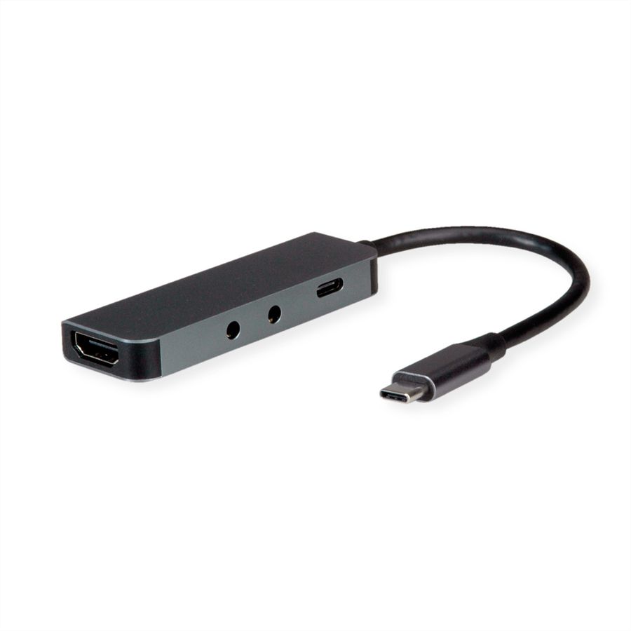 ROLINE Station d'accueil USB type C, HDMI 4K