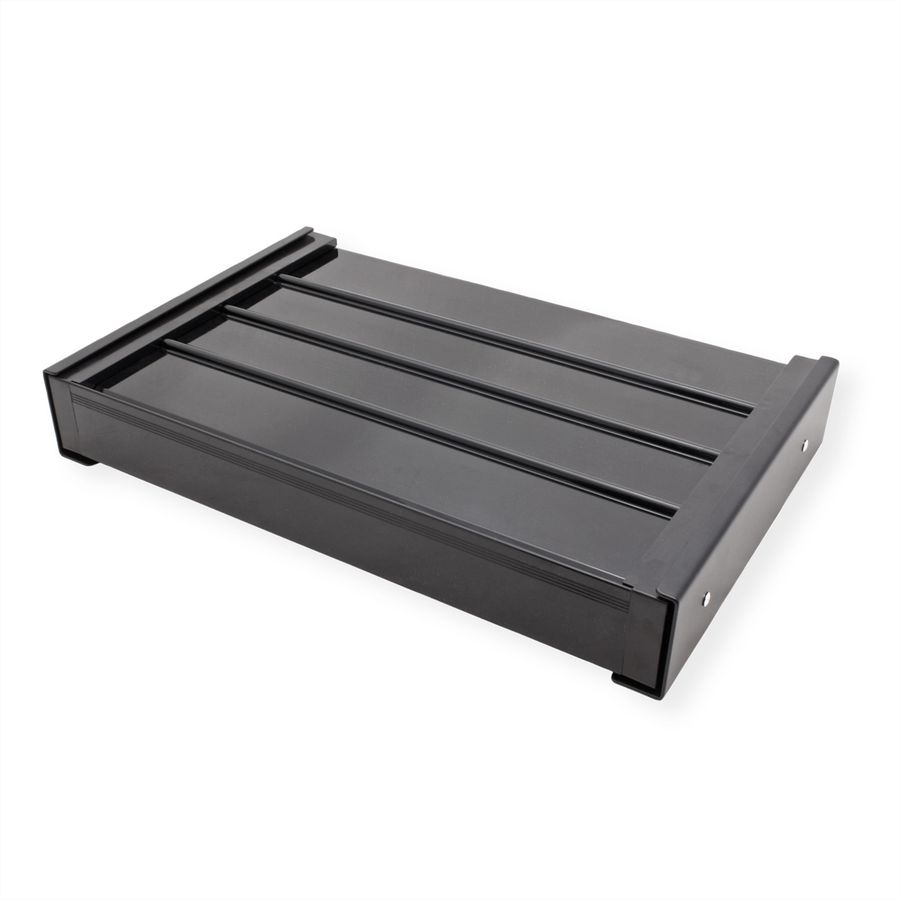 VALUE Tiroir sous bureau ultra-mince, taille moyenne, noir