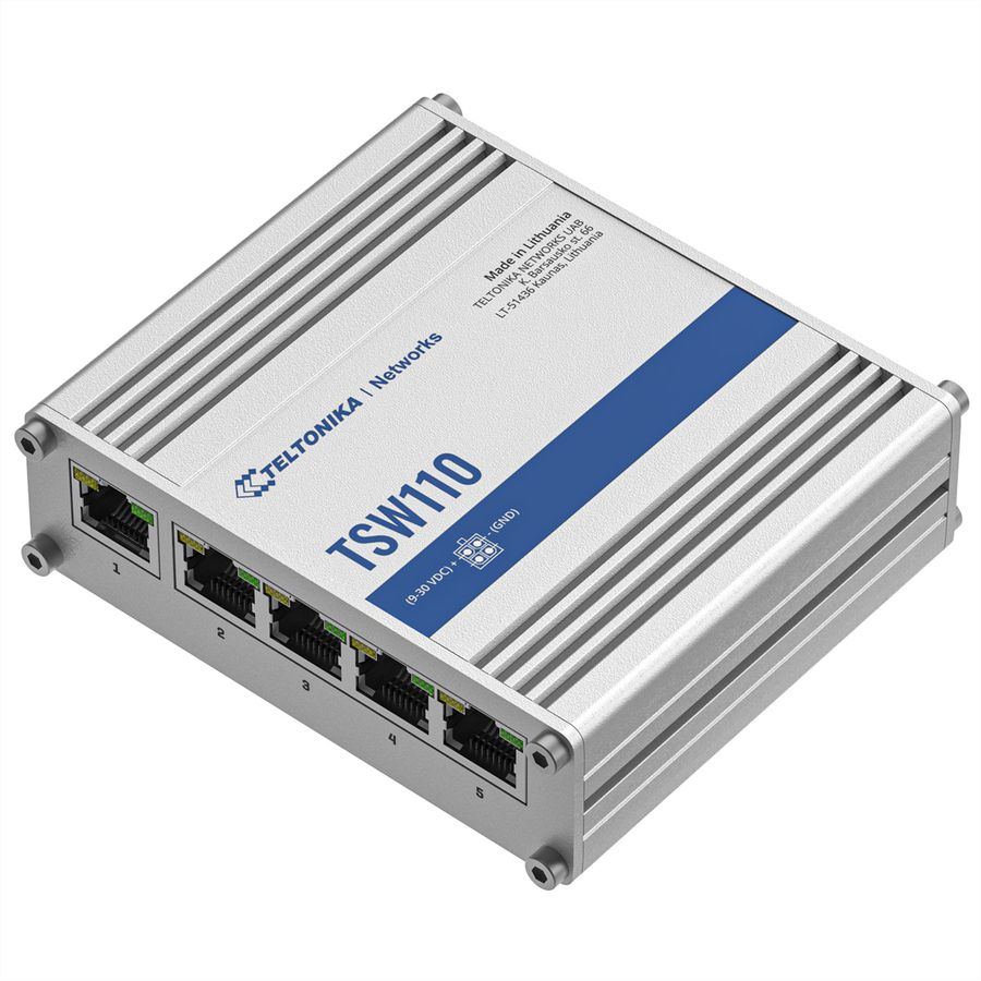 TELTONIKA TSW110 Switch industriel non géré Layer 2 Gigabit