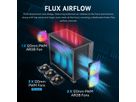 ANTEC FLUX M ATX/Micro-ATX/ITX Boîtier PC Midi Tower, noir