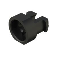 Manchons SCHROFF pour M2.5, plastique, noir, 100 pièces