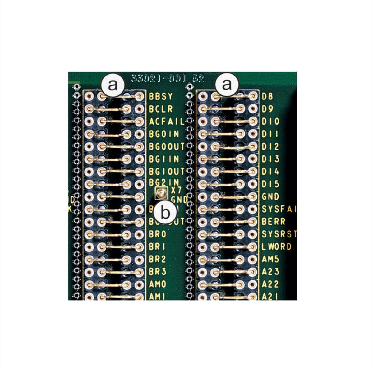 Adaptateurs de test SCHROFF pour VMEbus, P1, 3 U, 160 mm