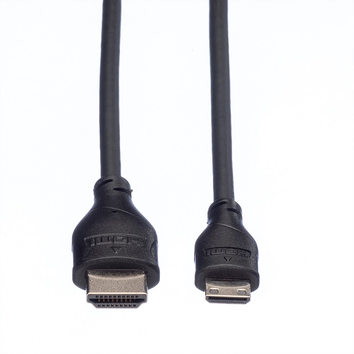 ROLINE Câble HDMI High Speed avec Ethernet, HDMI M - Mini HDMI M, 2 m
