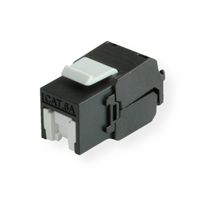ROLINE Keystone Cat.6A (Classe EA), RJ-45, non-blindé, sans outil, noir