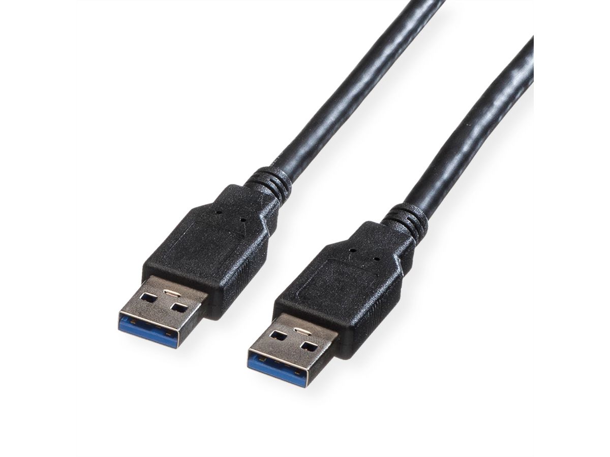 ROLINE Câble USB 3.2 Gen 1 Type A-A, noir, 3 m