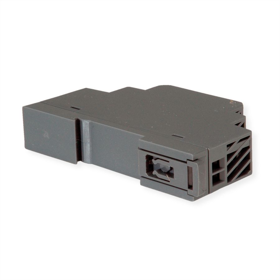 MEAN WELL HDR-15-12 Alimentation industrielle DIN 15W 12V DC, Anthracite