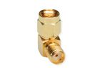 TELEGÄRTNER Connecteur SMA mâle/femelle, coudé