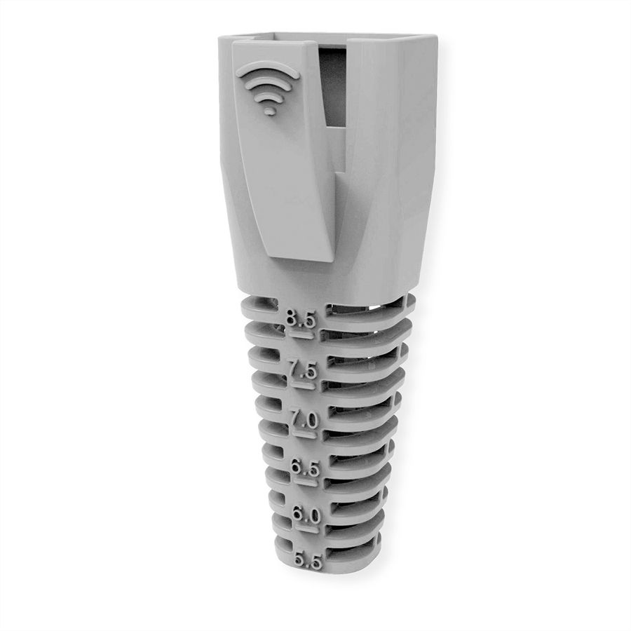 ROLINE Embout anti-pliage, pour RJ-45, 10 pièces, gris