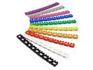 VALUE Set de marqueurs pour câbles patch, 10x 10 pièces, 4 - 5.5 mm, multicolore