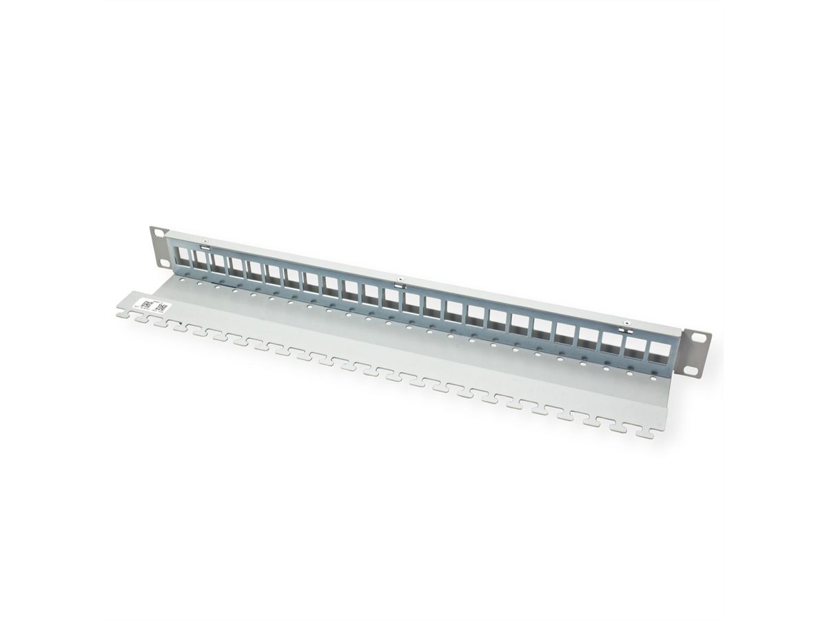 EasyLan preLink / fixLink Paneau 19'' 1U, vide, pour 24 Keystones